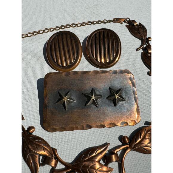 Vintage Copper Jewelry - lot of 4 - Picture 2 of 7